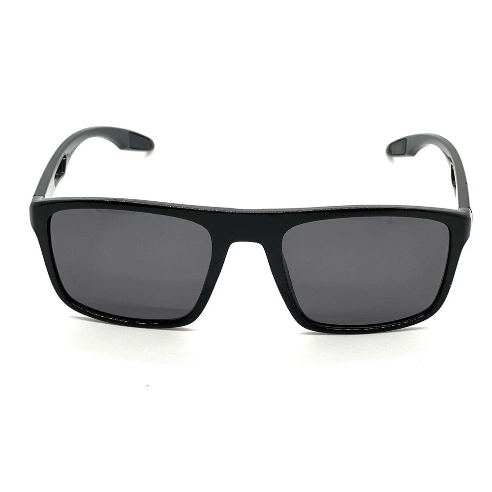Men's Dark Black Frame Sunglasses Square Fashion Sun Glasses Polarized Light New
